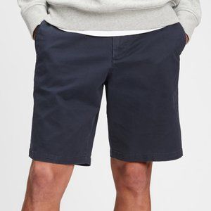 Men's Gap 10" Vintage Chino Shorts, Navy Sz. 34